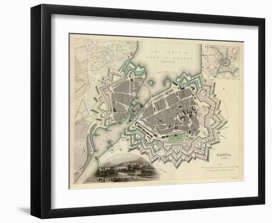 Geneva, Switzerland, c.1841-null-Framed Art Print