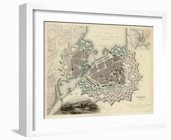 Geneva, Switzerland, c.1841-null-Framed Art Print