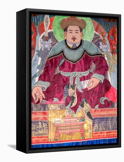 Genghis Khaan Tapestry, Ulan Batar, Mongolia-Bill Bachmann-Framed Premier Image Canvas