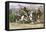 Genghis Khan Leading the Mongols-null-Framed Premier Image Canvas