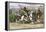 Genghis Khan Leading the Mongols-null-Framed Premier Image Canvas