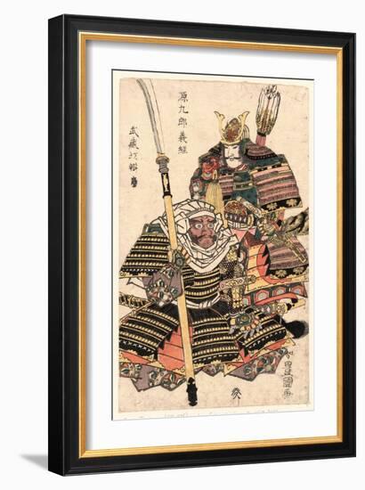 Genkuro Yoshitsune to Musashibo Benkei-Utagawa Toyokuni-Framed Giclee Print