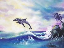 Dolphins-Geno Peoples-Giclee Print