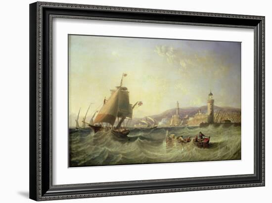 Genoa, 1862-John Wilson Carmichael-Framed Giclee Print