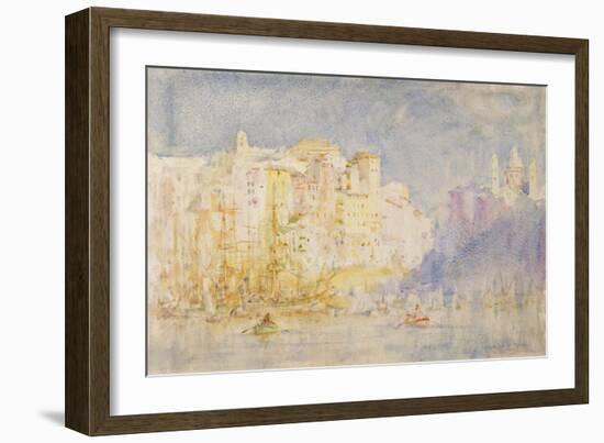 Genoa, 1912-Henry Scott Tuke-Framed Giclee Print