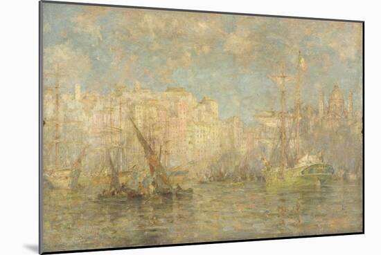 Genoa, 1915 (Oil on Canvas)-Henry Scott Tuke-Mounted Giclee Print