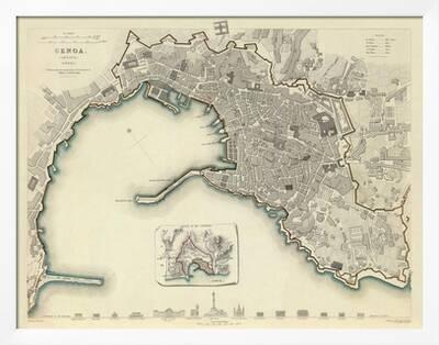 Genoa Italy C 1836 Art Print Art Com