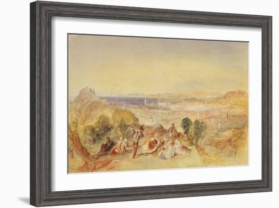 Genoa, Italy, C.1851-J. M. W. Turner-Framed Giclee Print