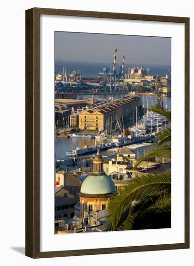 Genoa Port Italy-Charles Bowman-Framed Photographic Print