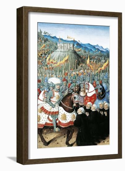 Genoese Citizens Imploring to Be Pardoned by Louis Xii-Jean Marot-Framed Giclee Print