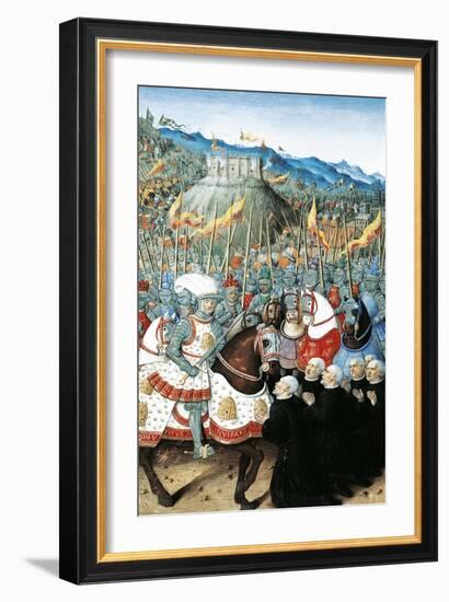 Genoese Citizens Imploring to Be Pardoned by Louis Xii-Jean Marot-Framed Giclee Print