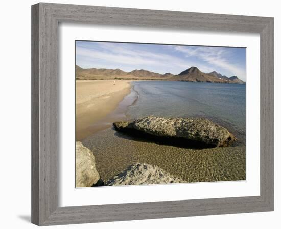 Genoveses Beach, Cabo De Gata, Almeria, Andalucia, Spain, Europe-Marco Cristofori-Framed Photographic Print