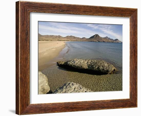 Genoveses Beach, Cabo De Gata, Almeria, Andalucia, Spain, Europe-Marco Cristofori-Framed Photographic Print