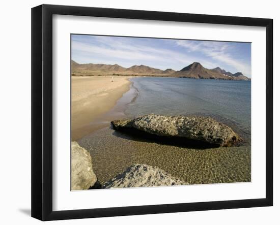 Genoveses Beach, Cabo De Gata, Almeria, Andalucia, Spain, Europe-Marco Cristofori-Framed Photographic Print