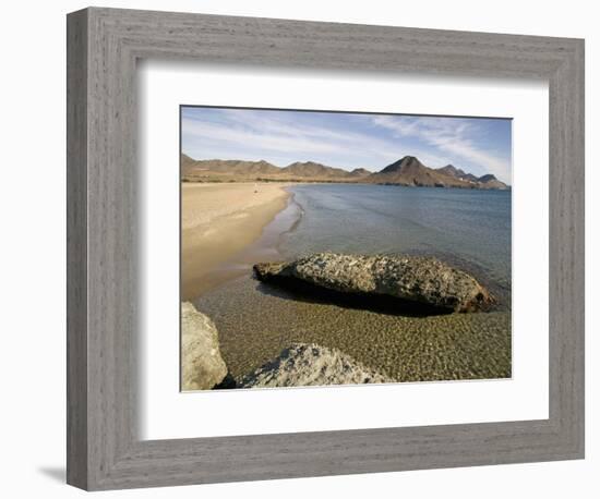 Genoveses Beach, Cabo De Gata, Almeria, Andalucia, Spain, Europe-Marco Cristofori-Framed Photographic Print