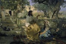 Christ and the Samaritan Woman at the Well, 1890-Genrikh Ippolitovich Semiradski-Framed Giclee Print