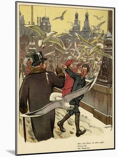 Gent's Hat Is Bombed-Rasmus Christiansen-Mounted Art Print