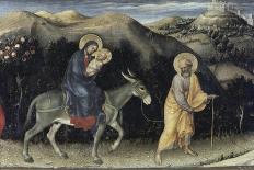 Flight into Egypt (Predella Detail from Adoration-Gentile Da Fabriano-Giclee Print