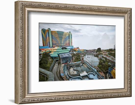 Genting highlands, fun fair in the middle of the jungle in Malaysia-Rasmus Kaessmann-Framed Photographic Print