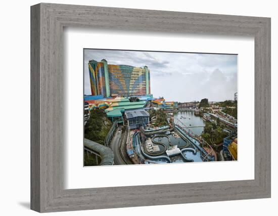 Genting highlands, fun fair in the middle of the jungle in Malaysia-Rasmus Kaessmann-Framed Photographic Print