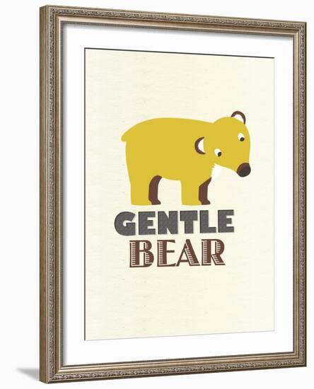 Gentle Bear-Sophie Ledesma-Framed Giclee Print