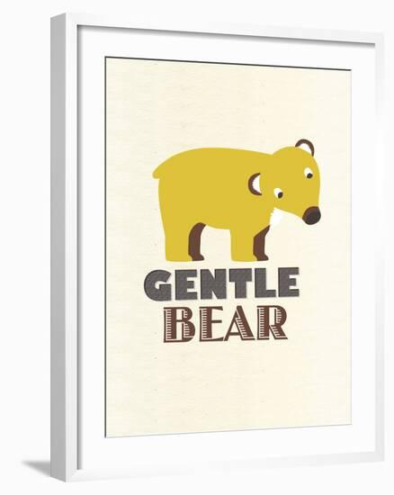 Gentle Bear-Sophie Ledesma-Framed Giclee Print