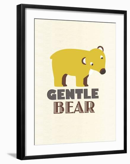 Gentle Bear-Sophie Ledesma-Framed Giclee Print