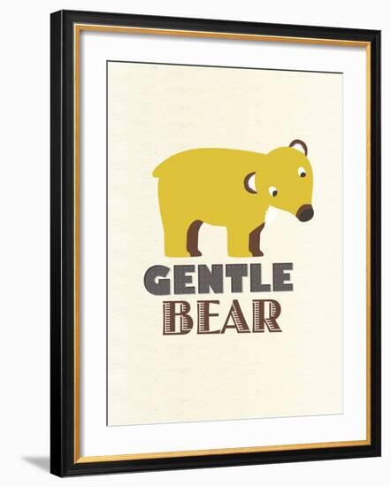 Gentle Bear-Sophie Ledesma-Framed Giclee Print