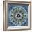 Gentle Blue Frosted Leafes in the Forest Mandala-Alaya Gadeh-Framed Photographic Print