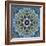 Gentle Blue Frosted Leafes in the Forest Mandala-Alaya Gadeh-Framed Photographic Print