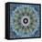 Gentle Blue Frosted Leafes in the Forest Mandala-Alaya Gadeh-Framed Premier Image Canvas