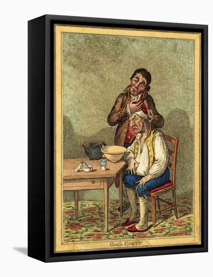 Gentle Emetic-James Gillray-Framed Premier Image Canvas