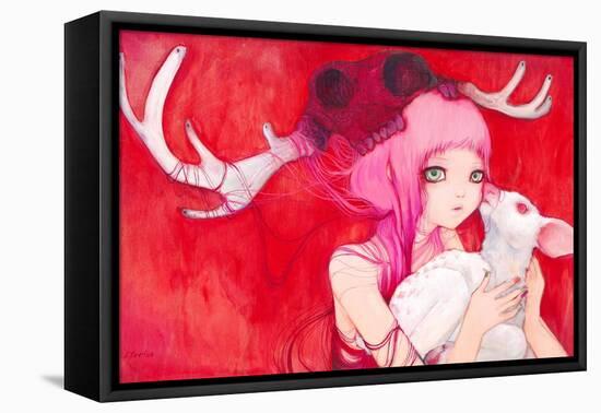 Gentle Fawns-Camilla D'Errico-Framed Stretched Canvas