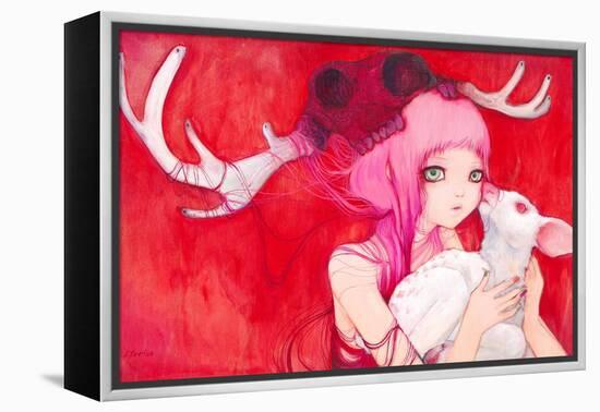 Gentle Fawns-Camilla D'Errico-Framed Stretched Canvas