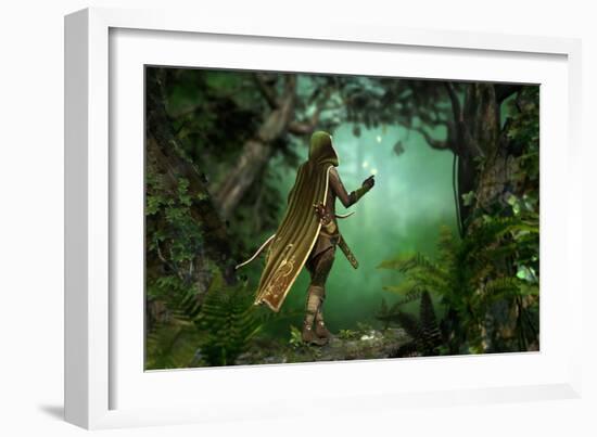 Gentle Hunter-Atelier Sommerland-Framed Art Print