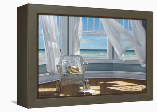 Gentle Reader-Karen Hollingsworth-Framed Stretched Canvas