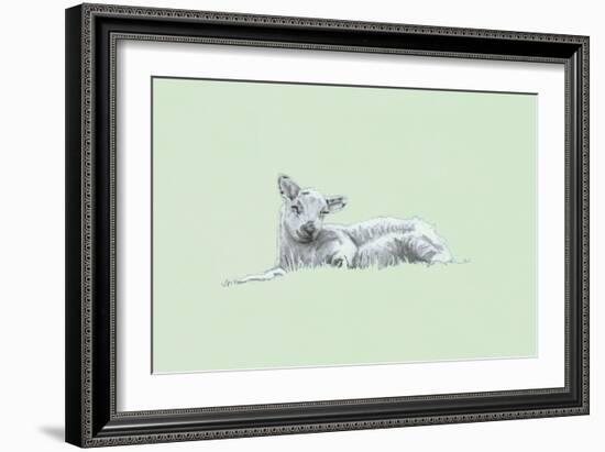 Gentle Spirit II, 2022, (pencil drawing)-Helen White-Framed Giclee Print