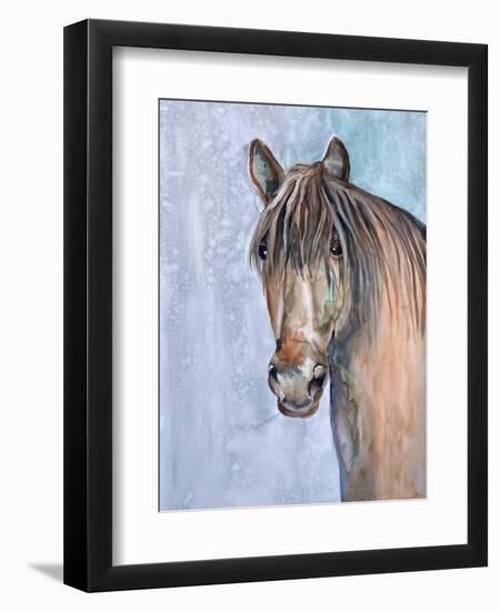 Gentle Stallion 2-Doris Charest-Framed Art Print