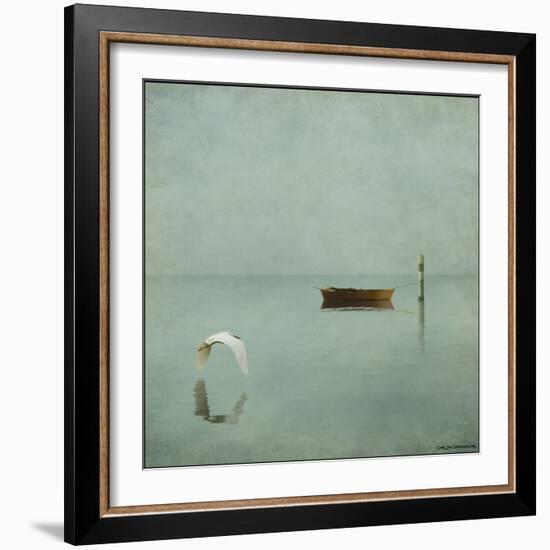 Gentle Sunrise in the Bay 1-Carlos Casamayor-Framed Giclee Print