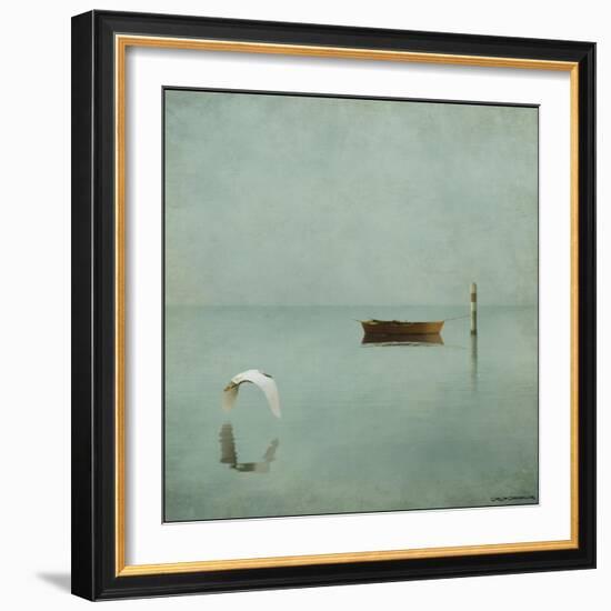 Gentle Sunrise in the Bay 1-Carlos Casamayor-Framed Giclee Print