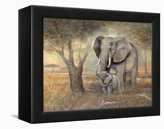 Gentle Touch-Ruane Manning-Framed Stretched Canvas