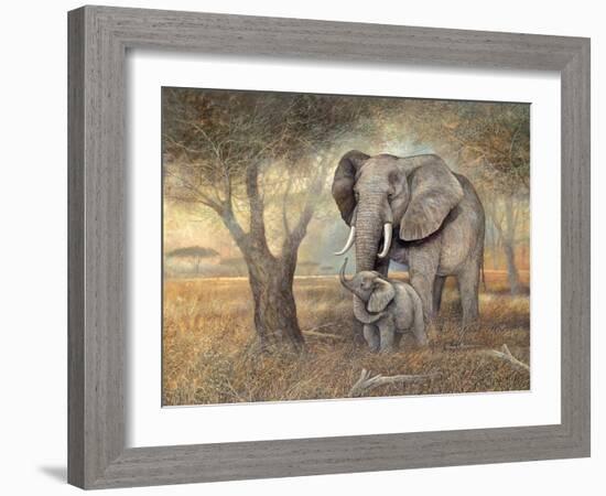 Gentle Touch-Ruane Manning-Framed Art Print