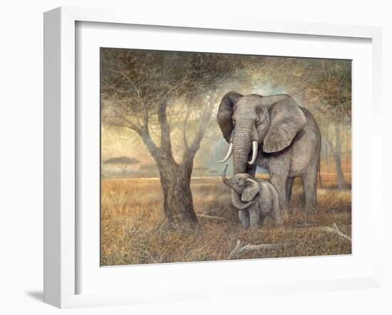 Gentle Touch-Ruane Manning-Framed Art Print