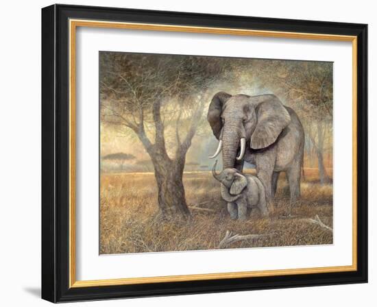 Gentle Touch-Ruane Manning-Framed Art Print