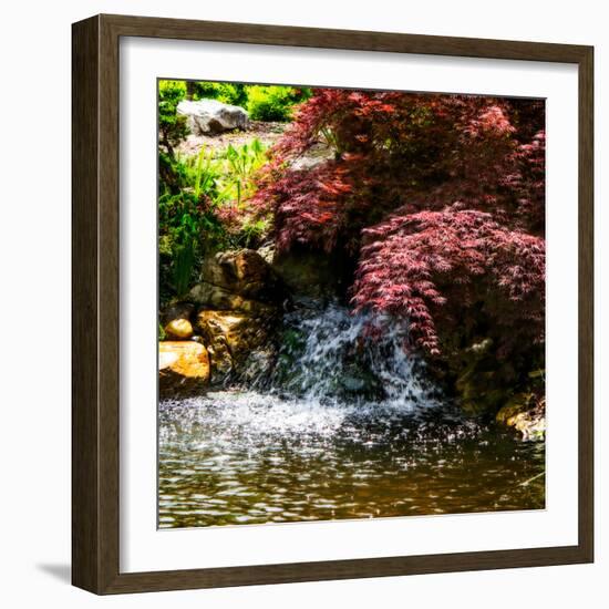 Gentle Waterfall II-Alan Hausenflock-Framed Photo