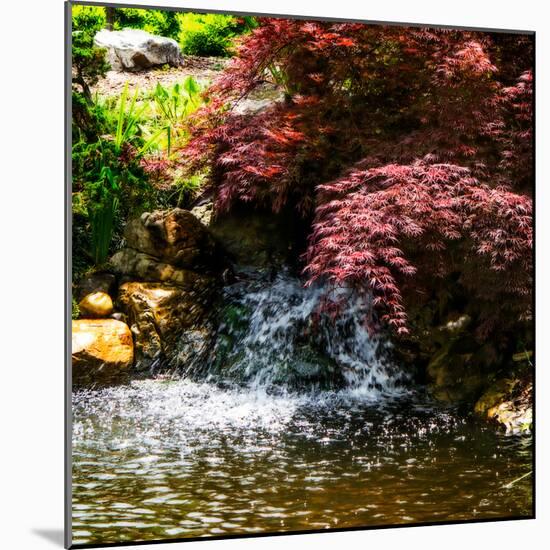 Gentle Waterfall II-Alan Hausenflock-Mounted Photo