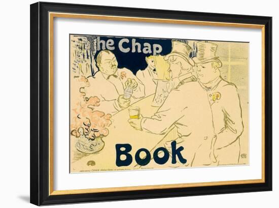 Gentleman At Table-Henri de Toulouse-Lautrec-Framed Premium Giclee Print