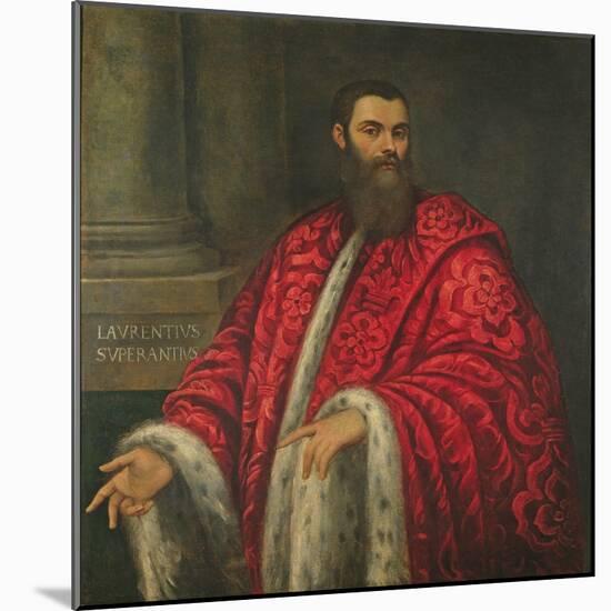 Gentleman Facing to the Right, C.1553-Jacopo Robusti Tintoretto-Mounted Giclee Print