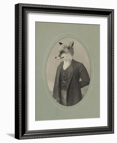 Gentleman Fox-J Hovenstine Studios-Framed Giclee Print