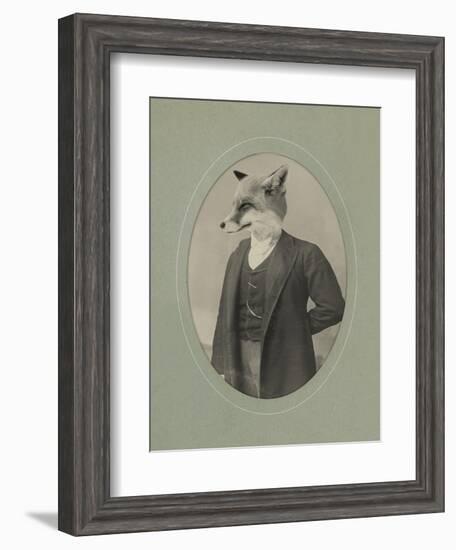 Gentleman Fox-J Hovenstine Studios-Framed Giclee Print